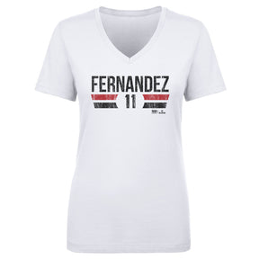 Jose Fernandez Women's V-Neck T-Shirt | 500 LEVEL
