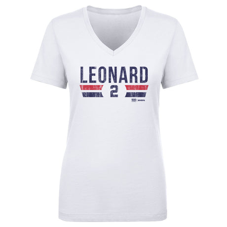 Kawhi Leonard Women's V-Neck T-Shirt | 500 LEVEL