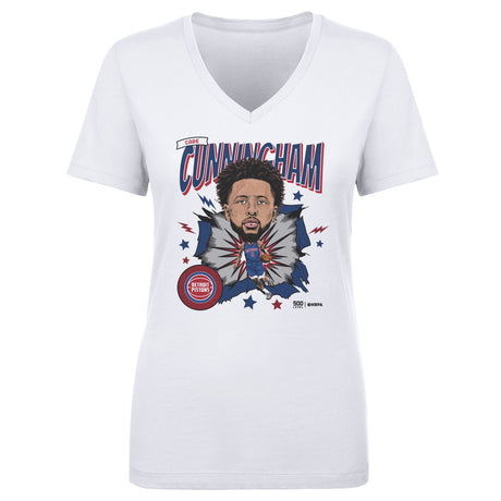 Cade Cunningham Women's V-Neck T-Shirt | 500 LEVEL