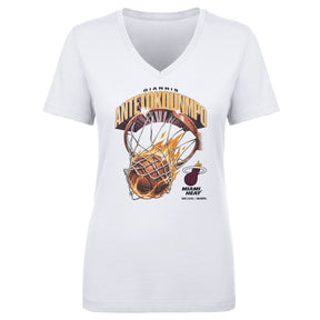 Giannis Antetokounmpo Women's V-Neck T-Shirt | 500 LEVEL