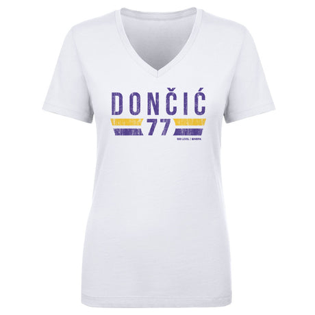 Luka Doncic Women's V-Neck T-Shirt | 500 LEVEL