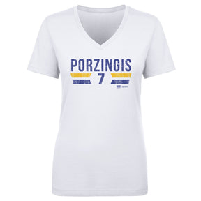 Kristaps Porzingis Women's V-Neck T-Shirt | 500 LEVEL