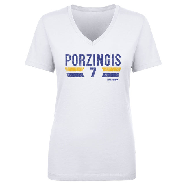 Kristaps Porzingis Women's V-Neck T-Shirt | 500 LEVEL