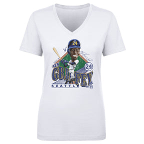 Ken Griffey Jr. Women's V-Neck T-Shirt | 500 LEVEL