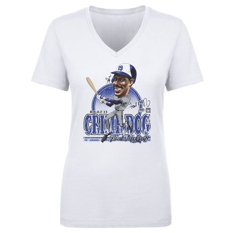 Fred McGriff Women's V-Neck T-Shirt | 500 LEVEL