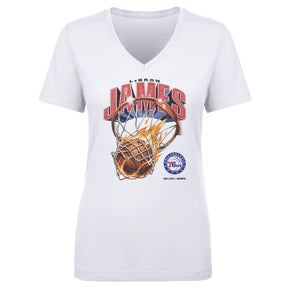 LeBron James Women's V-Neck T-Shirt | 500 LEVEL