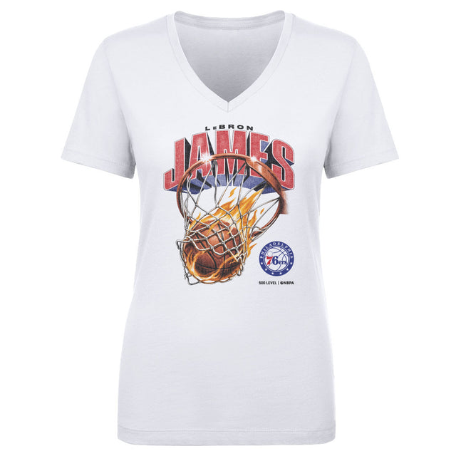 LeBron James Women's V-Neck T-Shirt | 500 LEVEL