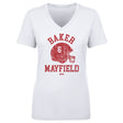 Baker Mayfield Women's V-Neck T-Shirt | 500 LEVEL
