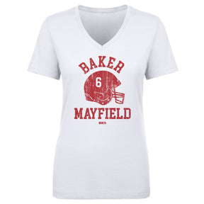 Baker Mayfield Women's V-Neck T-Shirt | 500 LEVEL