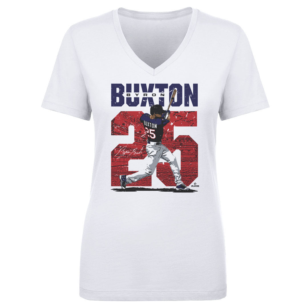 Byron Buxton Women's V-Neck T-Shirt | 500 LEVEL