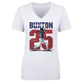 Byron Buxton Women's V-Neck T-Shirt | 500 LEVEL