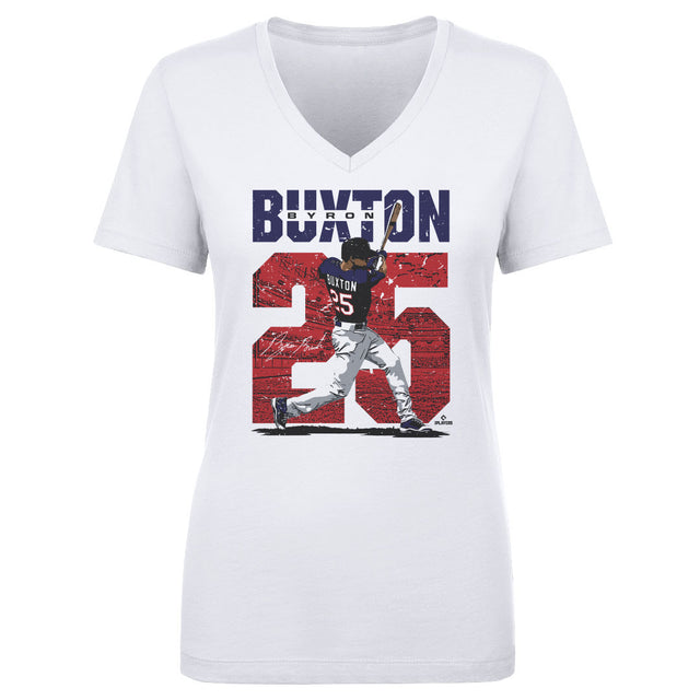 Byron Buxton Women's V-Neck T-Shirt | 500 LEVEL
