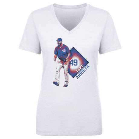 Jake Arrieta Women's V-Neck T-Shirt | 500 LEVEL
