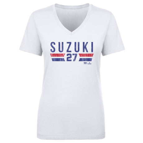 Seiya Suzuki Women's V-Neck T-Shirt | 500 LEVEL