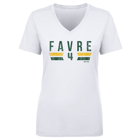 Brett Favre Women's V-Neck T-Shirt | 500 LEVEL