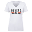 Rafael Devers Women's V-Neck T-Shirt | 500 LEVEL