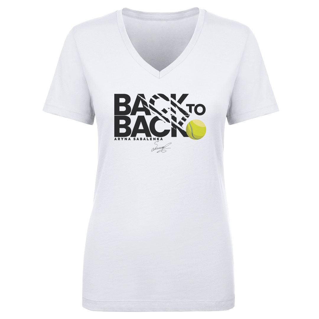 Aryna Sabalenka Women's V-Neck T-Shirt | 500 LEVEL