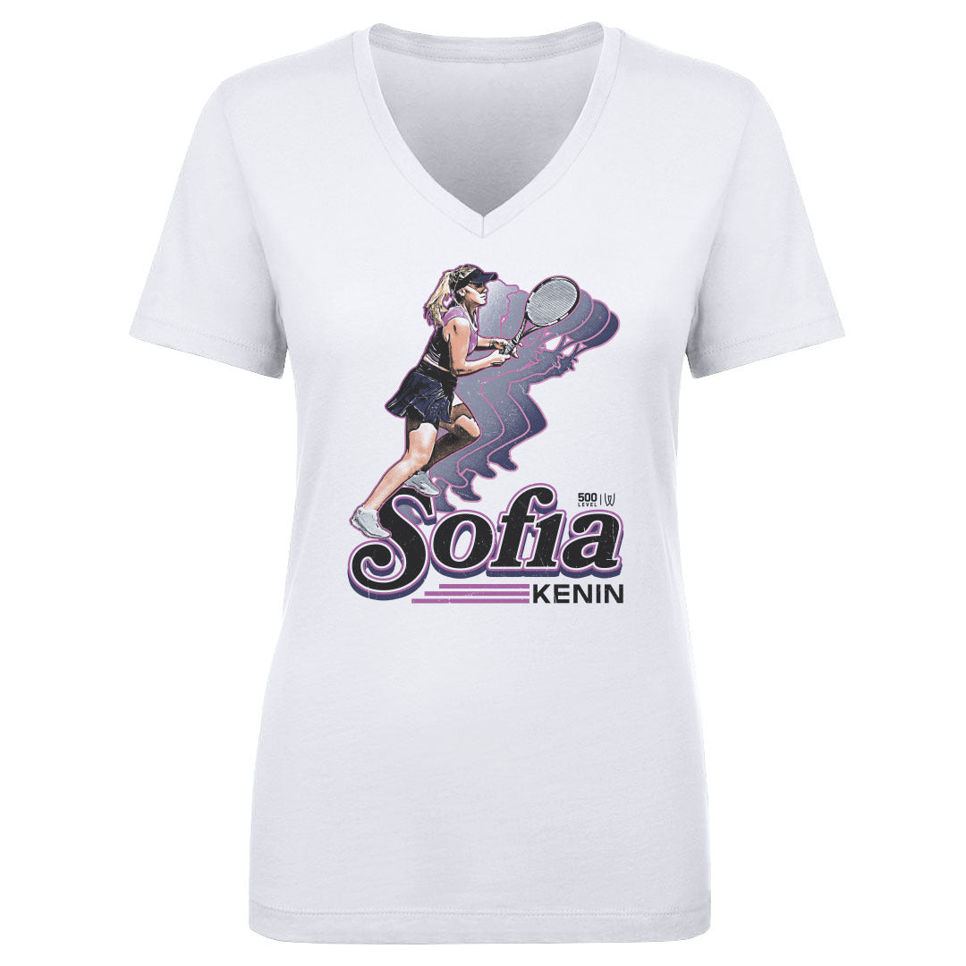 Sofia Kenin Women's V-Neck T-Shirt | 500 LEVEL