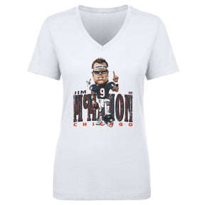 Jim McMahon Women's V-Neck T-Shirt | 500 LEVEL