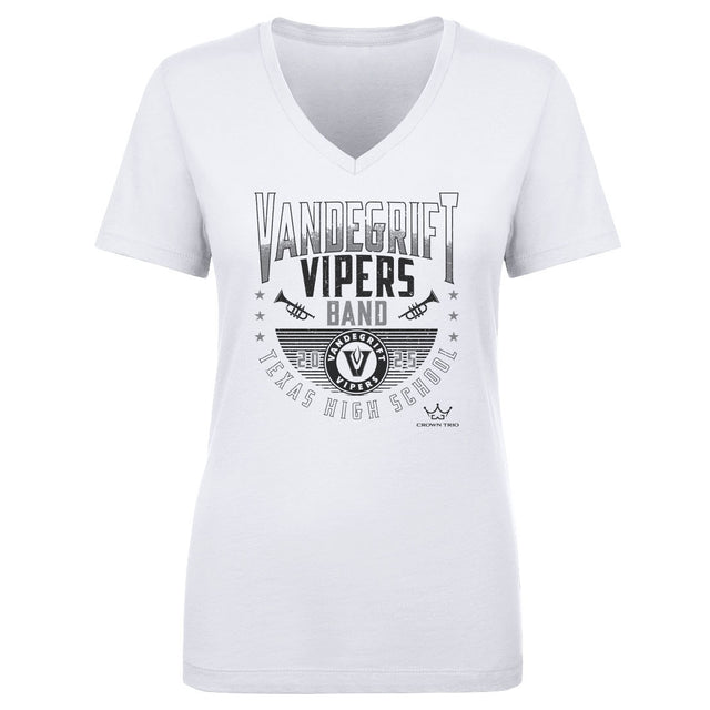 Crown Trio Women's V-Neck T-Shirt | 500 LEVEL