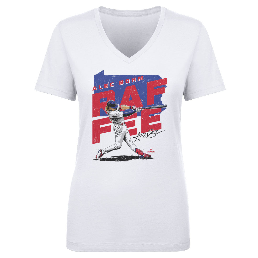 Alec Bohm Women's V-Neck T-Shirt | 500 LEVEL