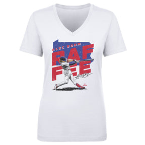 Alec Bohm Women's V-Neck T-Shirt | 500 LEVEL