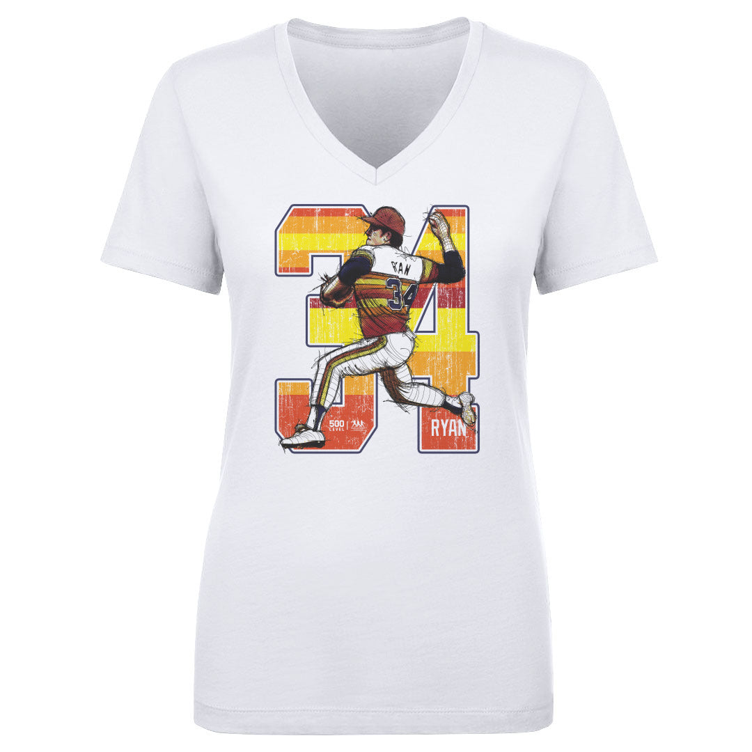 Nolan Ryan Women's V-Neck T-Shirt | 500 LEVEL