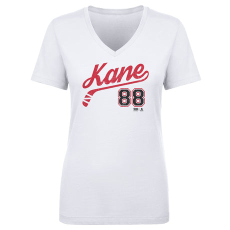 Patrick Kane Women's V-Neck T-Shirt | 500 LEVEL