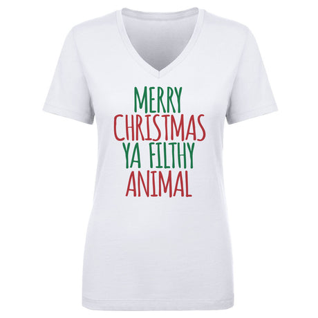 Christmas Women's V-Neck T-Shirt | 500 LEVEL