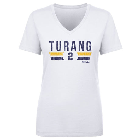 Brice Turang Women's V-Neck T-Shirt | 500 LEVEL