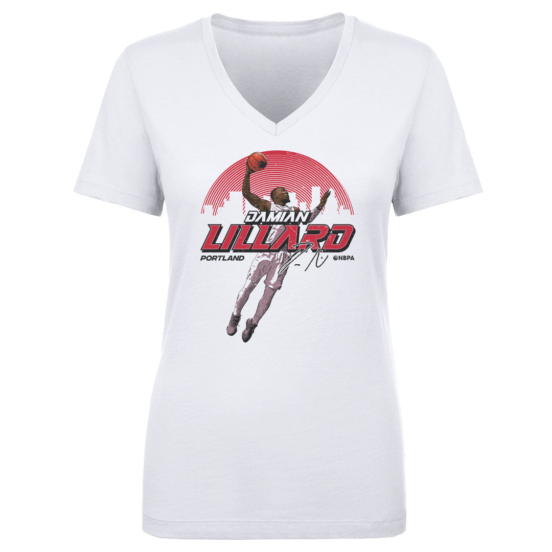 Damian Lillard Women's V-Neck T-Shirt | 500 LEVEL