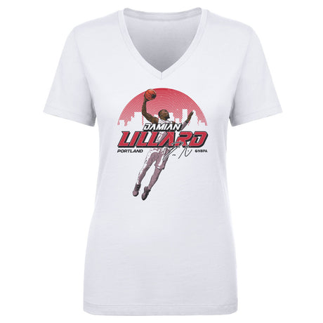 Damian Lillard Women's V-Neck T-Shirt | 500 LEVEL