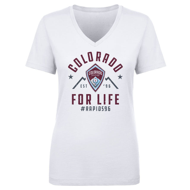 Colorado Rapids Women's V-Neck T-Shirt | 500 LEVEL