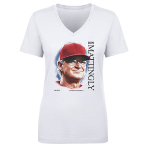 Don Mattingly Women's V-Neck T-Shirt | 500 LEVEL