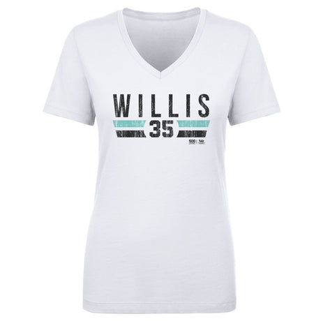 Dontrelle Willis Women's V-Neck T-Shirt | 500 LEVEL
