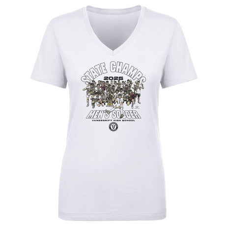 Crown Trio Women's V-Neck T-Shirt | 500 LEVEL