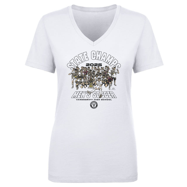 Crown Trio Women's V-Neck T-Shirt | 500 LEVEL
