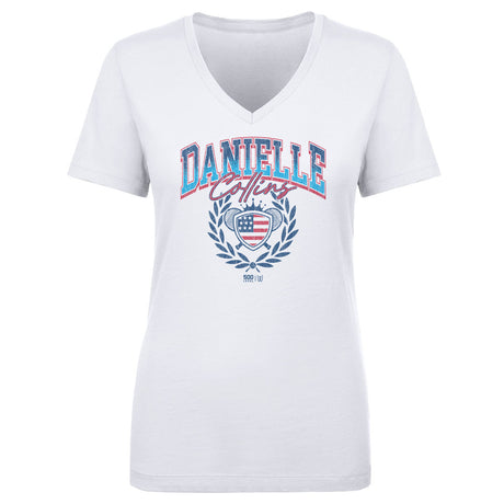 Danielle Collins Women's V-Neck T-Shirt | 500 LEVEL