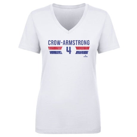Pete Crow-Armstrong Women's V-Neck T-Shirt | 500 LEVEL