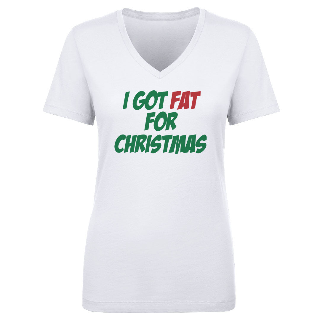 Christmas Women's V-Neck T-Shirt | 500 LEVEL