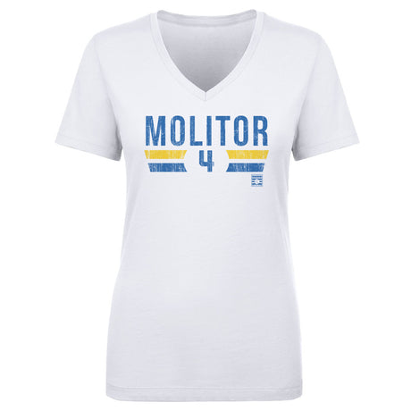 Paul Molitor Women's V-Neck T-Shirt | 500 LEVEL