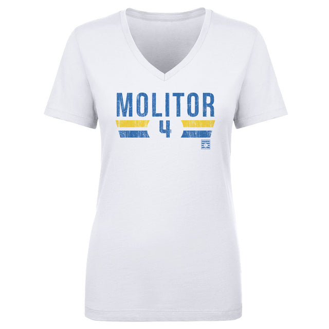 Paul Molitor Women's V-Neck T-Shirt | 500 LEVEL