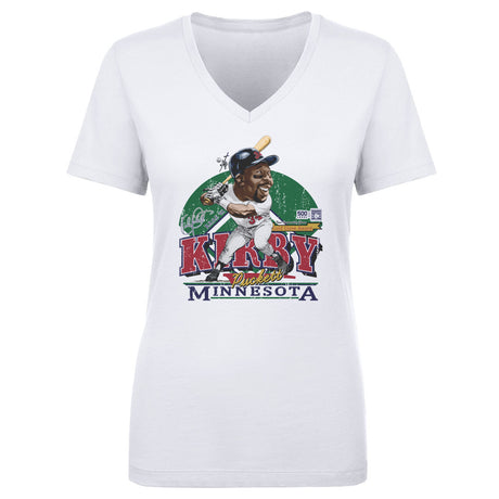 Kirby Puckett Women's V-Neck T-Shirt | 500 LEVEL