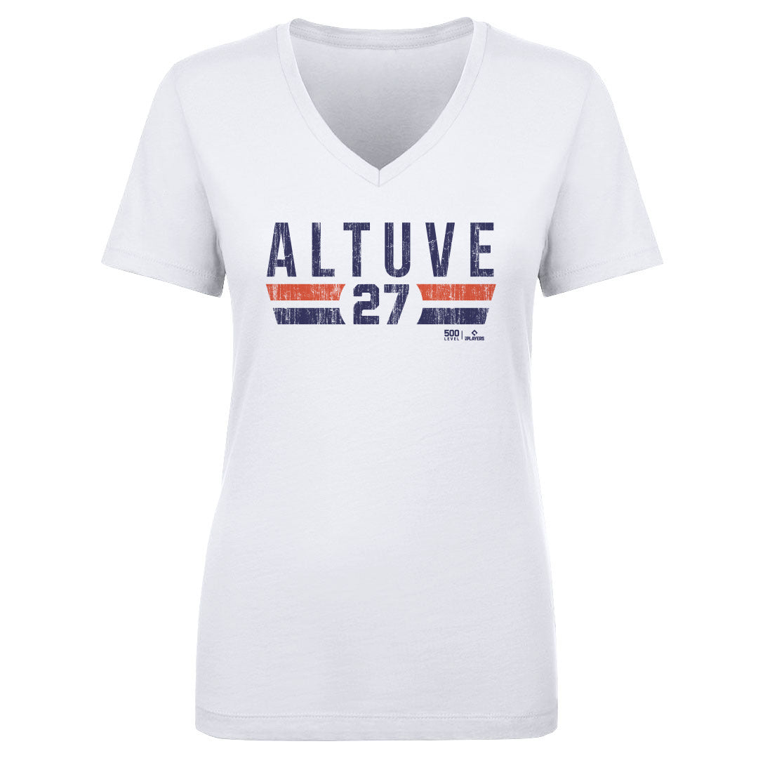 Jose Altuve Women's V-Neck T-Shirt | 500 LEVEL