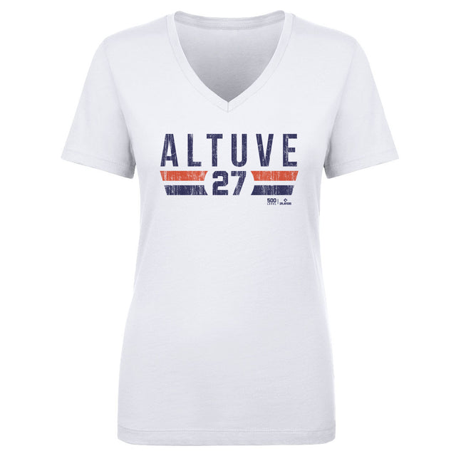 Jose Altuve Women's V-Neck T-Shirt | 500 LEVEL