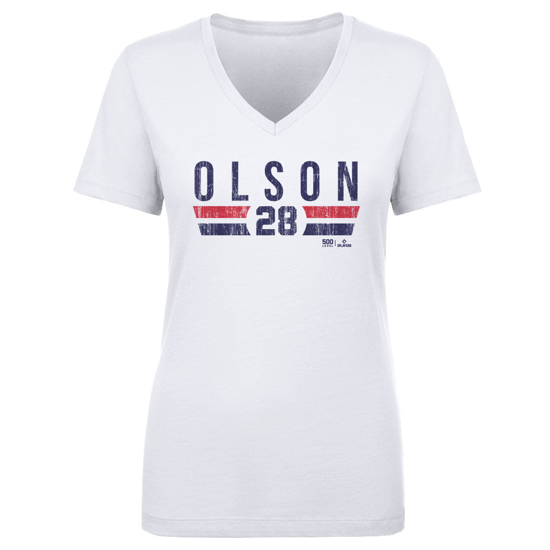Matt Olson Women's V-Neck T-Shirt | 500 LEVEL