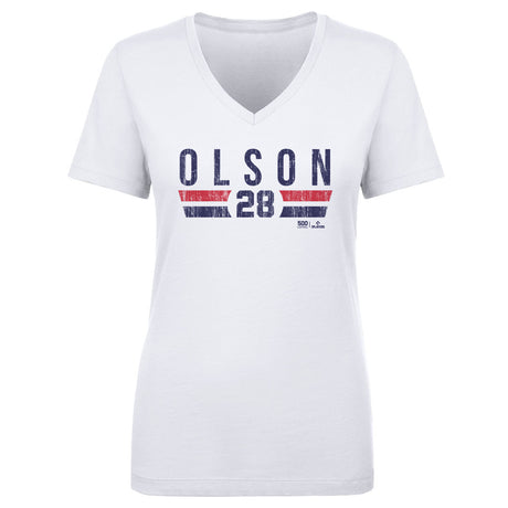 Matt Olson Women's V-Neck T-Shirt | 500 LEVEL