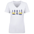 Nikola Jokic Women's V-Neck T-Shirt | 500 LEVEL
