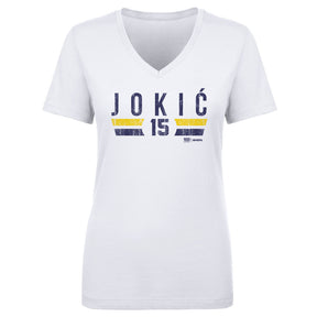 Nikola Jokic Women's V-Neck T-Shirt | 500 LEVEL