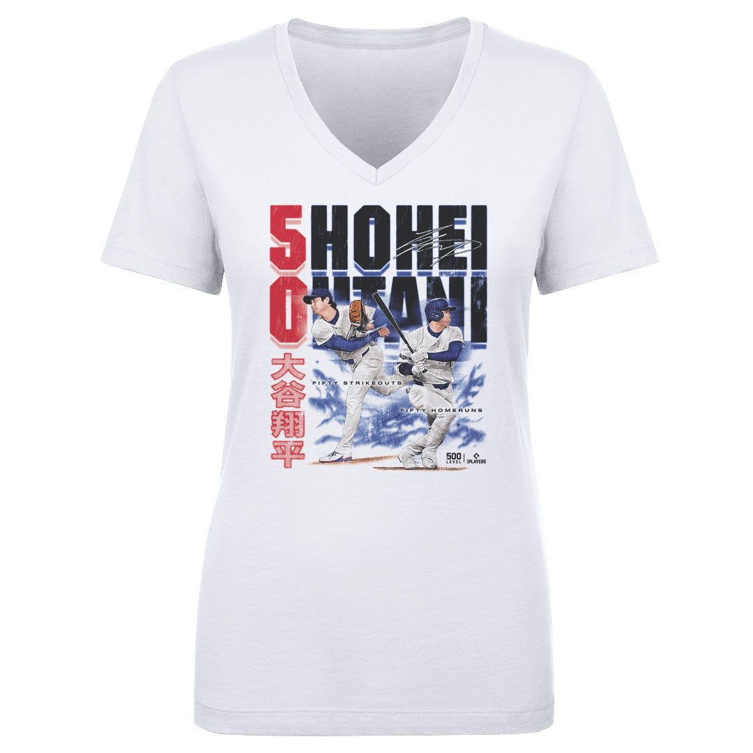 Shohei Ohtani Women's V-Neck T-Shirt | 500 LEVEL
